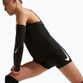 Moteriški treniruočių šortai Nike Pro Mid Rise Biker 3" black/white/metallic silver 5
