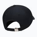 Kepurė su snapeliu Nike Dri-Fit Club Unstructured Metal Swoosh 2026 black/metallic silver 2