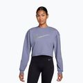 Moteriškas treniruočių džemperis Nike Pro Dri-Fit Crew Neck iron purple/metallic silver/white