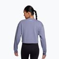 Moteriškas treniruočių džemperis Nike Pro Dri-Fit Crew Neck iron purple/metallic silver/white 2