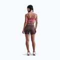 Moteriški šortai Nike Pro Sculpt High Waisted 5" Biker tattoo/burgundy crush/white 3