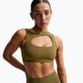 Treniruočių liemenėlė Nike Zenvy Light-Support Lightly Lined olive flak/white 5