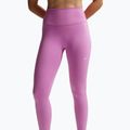 Moteriškos tamprės Nike One Seamless Front High-Waisted light magenta/white