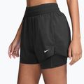 Moteriški šortai Nike One Dri-Fit High-Waisted 3" 2In1 black/white 3