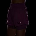 Moteriški šortai Nike One Dri-Fit High-Waisted 3" 2In1 light magenta/white 5