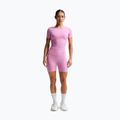 Moteriški šortai Nike Zenvy High Waisted Biker 5" light magenta/white 2