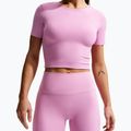 Moteriški šortai Nike Zenvy High Waisted Biker 5" light magenta/white 5