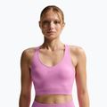Treniruočių viršus Nike Pro Seamless Dri-Fit Cropped light magenta