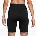 Moteriški šortai Nike One High-Waisted Biker 8" black/white 2