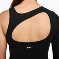 Moteriški sportiniai marškinėliai Nike Zenvy Dri-Fit One Sleeve Top black/white/cool grey 3