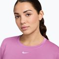 Treniruočių marškinėliai ilgomis rankovėmis Nike One Classic Dri-Fit light magenta/white 3