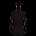 Moteriški bėgimo marškinėliai ilgomis rankovėmis Nike Tempo Swoosh Run Dri-Fit 1/4-Zip pink foam/white 4