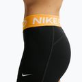 Moteriški šortai Nike Pro Mid-Rise Biker 3" black/university gold/white 6