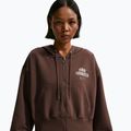 Moteriškas džemperis Nike Phoenix Full-Zip Hoodie light chocolate