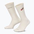 Kojinės Nike Everyday Plus Crew 3 poros sail/neutral olive/team crimson