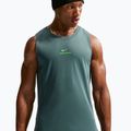 Vyriški treniruočių marškinėliai Nike Pro Training Dri-Fit mineral slate/green strike 4