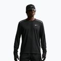 Vyriški bėgimo marškinėliai ilgomis rankovėmis Nike Miler Dri-Fit UV black