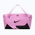 Treniruočių krepšys Nike Brasilia Duffel Small 40 l light magenta/black/black