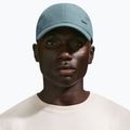 Kepurė su snapeliu Nike Dri-Fit Club Unstructured Metal Swoosh mineral Mineral slate/metallic silver 3