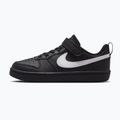 Vaikiški batai Nike Court Borough Low Recraft black/black/white 2