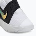 Vaikiški batai Nike Team Hustle D 12 white/black/clear emerald/topaz gold 7