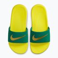 Šlepetės Nike Coffee malachite/sonic yellow/metallic gold 10