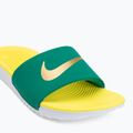 Vaikiškos šlepetės Nike Coffee malachite/sonic yellow/metallic gold 7