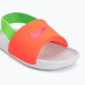 Vaikiškos šlepetės Nike Kawa total orange/green strike 7