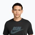 Vyriški bėgimo marškinėliai Nike Dri-Fit Running black/mineral slate 3