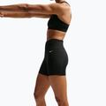 Moteriški šortai Nike One High Waisted Biker 5" black/black/white 4