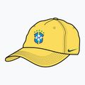 Kepurė su snapeliu Nike Club Brazil Poly canary
