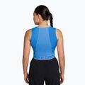 Moteriški treniruočių marškinėliai Nike Pro Dri-Fit university blue/light photo blue/white 2