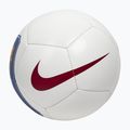 Mini futbolo kamuolys Nike Skills FC Barcelona white/cardinal red size 1