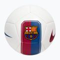 Mini futbolo kamuolys Nike Skills FC Barcelona white/cardinal red size 1 2