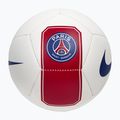 Mini futbolo kamuolys Nike Skills Paris-Saint Germain white/university red size 1 2
