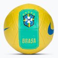 Futbolo kamuolys Nike Academy Brazil canary/light mint size 5 3