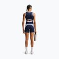 Moteriški šortai Nike One High Waisted Biker 5" midnight navy/hydrogen blue/white 3