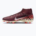 Vyriški futbolo bateliai Nike United Mercurial Superfly 10 Academy MG burgundy crush/metallic silver 2