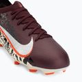 Vaikiški futbolo bateliai Nike United Jr. Mercurial Vapor 16 Pro FG burgundy crush/metallic silver 7