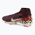Vyriški futbolo bateliai Nike United Mercurial Superfly 10 Academy MG burgundy crush/metallic silver 3