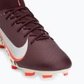 Vyriški futbolo bateliai Nike United Mercurial Superfly 10 Academy MG burgundy crush/metallic silver 7