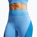 Moteriški šortai Nike Pro Sculpt High Waisted 5" Biker university blue/light photo blue/white 5