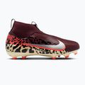 Vaikiški futbolo bateliai Nike United Jr. Mercurial Superfly 10 Academy MG burgundy crush/metallic silver
