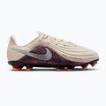 Vaikiški futbolo bateliai Nike United Jr. Tiempo Maestro Academy MG fossil/burgundy crush/metallic silver