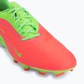 Vyriški futbolo bateliai Nike Phantom 6 Low Academy Erling Haaland FG hot punch/green strike/black 7