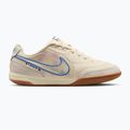 Vyriški futbolo bateliai Nike Tiempo Streetgato PRM IC coconut milk/gum medium brown/blue crystal