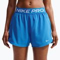 Moteriški treniruočių šortai Nike Pro 2in1 light photo blue/white 6