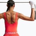 Moteriški treniruočių marškinėliai Nike Pro Sculpt Medium Support Padded Tank light crimson/white 5