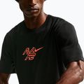 Vyriški bėgimo marškinėliai Nike AeroSwift Dri-Fit black/bright crimson 5