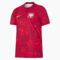 Moteriški futbolo marškinėliai Nike Dri-Fit Poland Stadium Away 2026 noble red/sport red